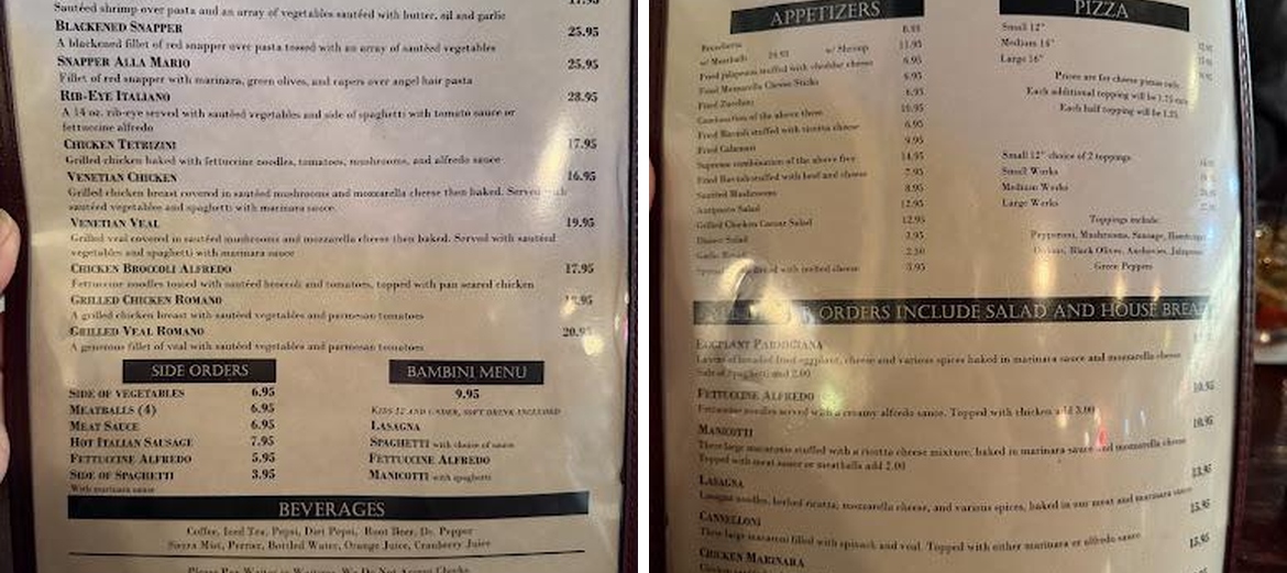 Mario's Italian Restaurant